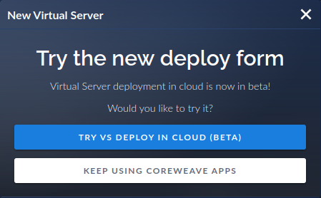 Deploy a Virtual Server